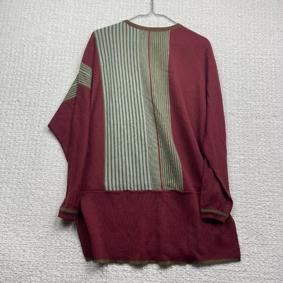 VTG Arola Made In Finland Tunic top Sz 10 Avant-garde Color block Geometric - Picture 13 of 16